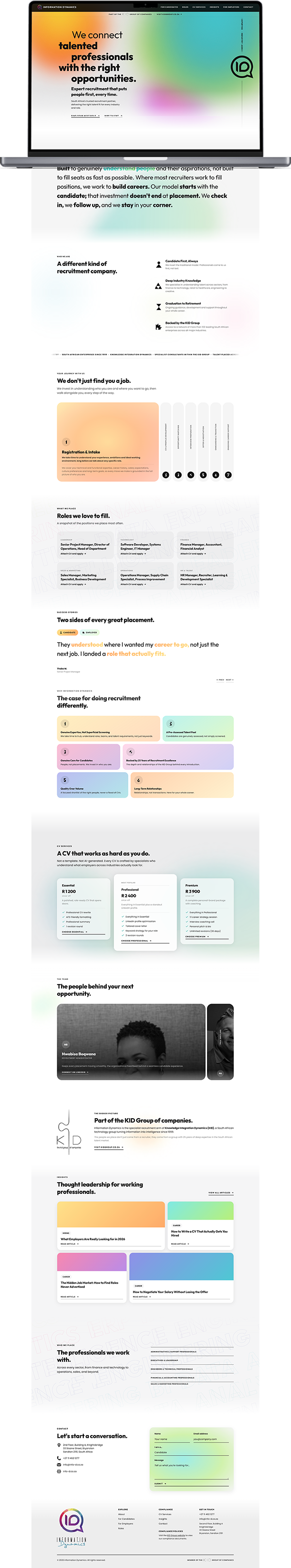 Information Dynamics website